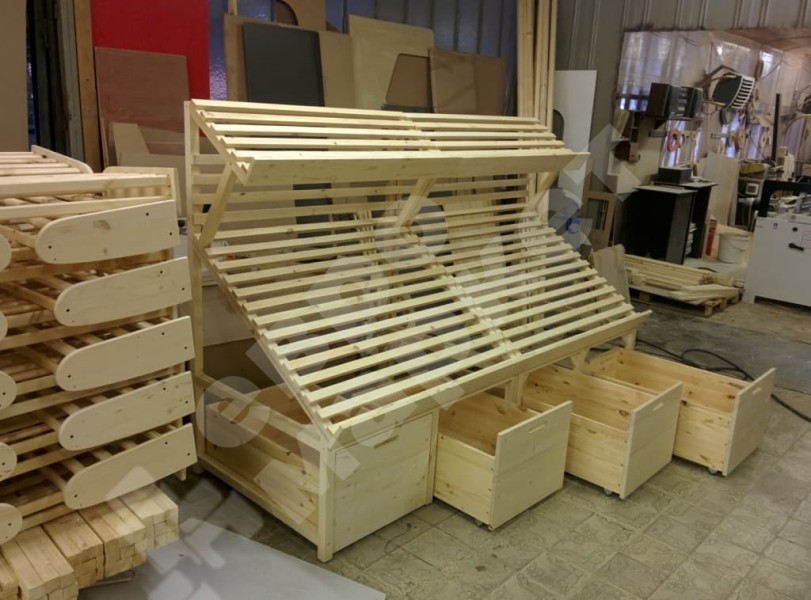 Овощной развал с дополнительной полкой и выдвижной корзиной EM-02.103.000 СБ