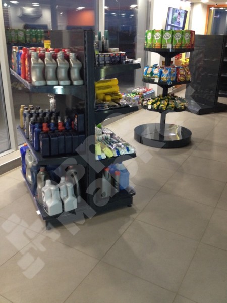 Стеллаж двусторонний низкий