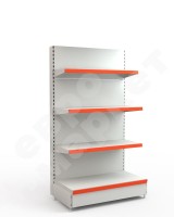 Стеллаж торговый пристенный средний