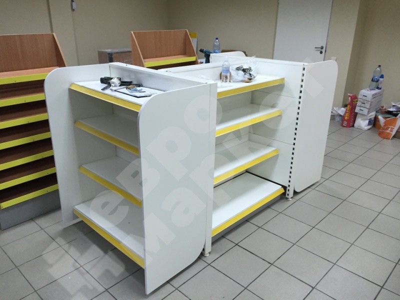 Стеллаж торцевой без базовой полки