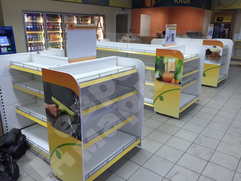 Стеллаж торцевой без базовой полки