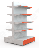 Стеллаж островной высокий