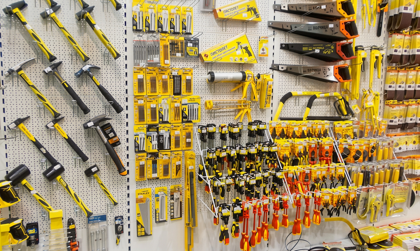 Оснащение магазина инструментов под ключ