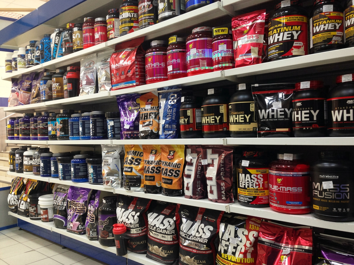 Оборудование магазина спортивного питания